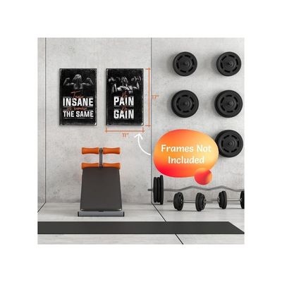 Gym Posters For Home Gym Decor, Motivational Posters For Gym, Workout Posters For Home Gym, Motivational Poster, Fitness Posters, Workout Room Decor, Inspirational Posters, Gym Wall Art, 4 Set 11X17"