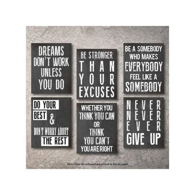 Inspirational Wall Art Poster Prints Quote Positive Affirmation Motivational Wall Art Quotes Pictures Fun Office Wall Decor Artwork Art For Living Room Bedroom Walls Office Art