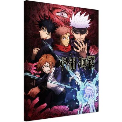 Jujutsu Kaisen Poster Yuji Itadori Print On Canvas Painting Wall Art For Living Room Decor Boy Gift