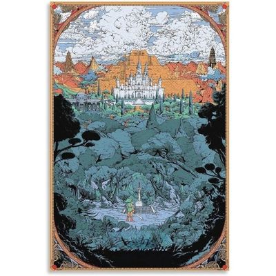 Legend Of Zelda - Tears Of The Kingdom Canvas Poster - Unframed Decorative Painting Canvas - 12X18Inch (30X45Cm) Wall Art