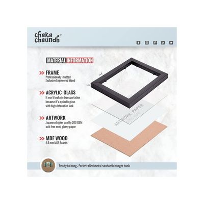 Motivational Quote Frames - Inspirational Wall Quotes For Office, Student, Study Room - (14 X 11 Inches - Set Of 4)