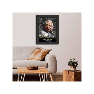 Motivational Quotes Wall Frames Apj Abdul Kalam Posters Framed Art With 1 Inch Matt Finish Black Frame For Room, Office And Study Desk Decoration (9.5 X 12.5 Inches)