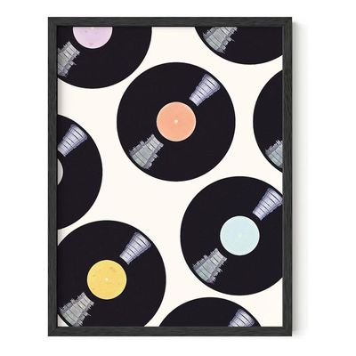 Music Posters For Room Aesthetic 90S Vintage Poster Music Art Wall Decor Vinyl Records Wall Decor 90S Retro Posters And Wall Decor | Unframed 12” X 16”