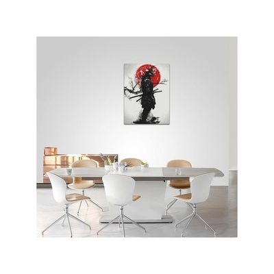 Neteda Japanese Samurai Wall Art Samurai Pictures Wall Decor Armored Samurai Painting Canvas Prints Bushido Inspirational Poster Artwork Modern Home Decor Framed For Bedroom Living Room Office Bedroom