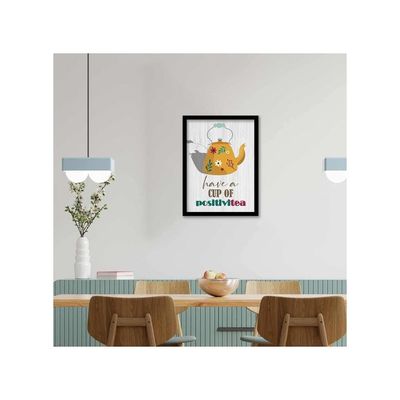 Photo Frames For Kitchen And Restaurant Wall Decoration - Food Quotes Frames For Kitchen Wall Decor - Wall Poster With Frame (11 Inch X 11 Inch, Multi) Design-1