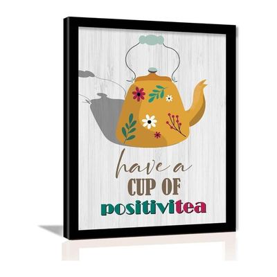 Photo Frames For Kitchen And Restaurant Wall Decoration - Food Quotes Frames For Kitchen Wall Decor - Wall Poster With Frame (11 Inch X 11 Inch, Multi) Design-1