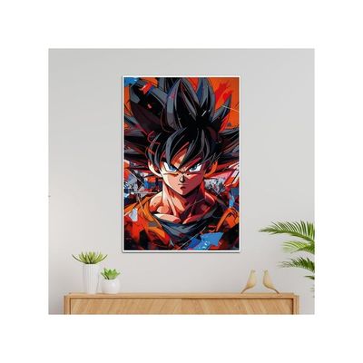 Poster Dragon Ball Z Anime Wall Poster With Thick 300 Gsm Matt Finish Paper (18Inches X 12Inches)