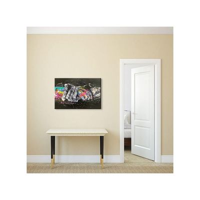 Poster Handshake Colorful Wall Art