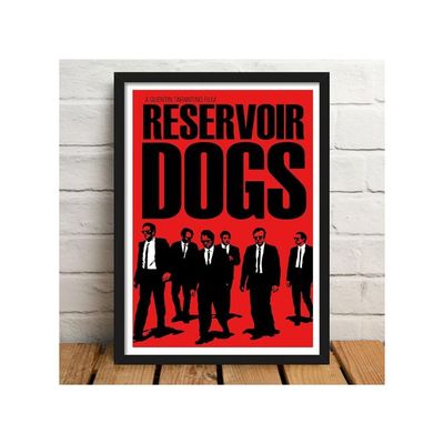 Reservoir Dogs Movie Art Framed Poster, Multicolour, Print, 10Inch X 13Inch For Room Office