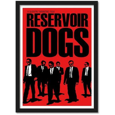 Reservoir Dogs Movie Art Framed Poster, Multicolour, Print, 10Inch X 13Inch For Room Office