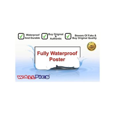 Seven Lucky Running Horses Vastu Wallpapers Fully Waterproof Vinyl Sticker Poster For Living Room, Bedroom, Office, Kids Room, Hall(12X18)