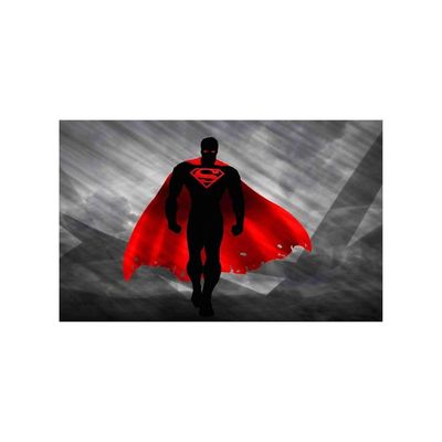 Superman Wall Poster For Room (Gloss Laminated, 12X18 Inch, 300 Gsm) M8