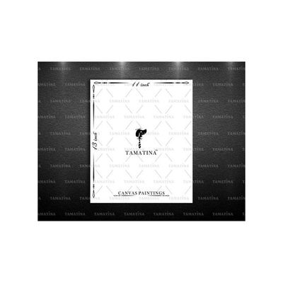 Tamatina Canvas Painting - A Day Of Kathakali - Kerala Mural Art - Indian Art