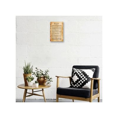 Wall Art Poem Poster Framed Motivational Pictures Retro Prints Literature Quotes Wall Art Home Decor