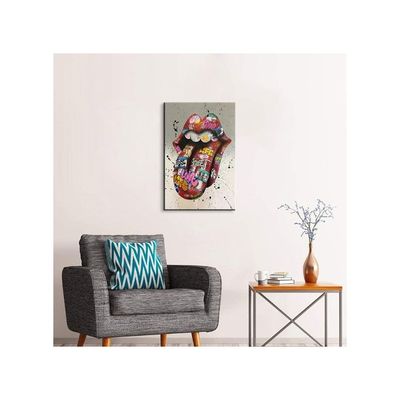Wall Art Pop Art Canvas Art Wall Decor Art Classic Street Wall Decor Colorful Paintings For Wall Art Canvas Wall Art For Home Decor (12''Wx18''H)