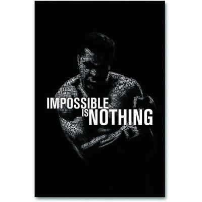 Wall Poster | Inspirational Thoughts | Muhammad Ali | Motivational Quotes | School | Hostel| College | Office | Size - 45 X 30 Cms