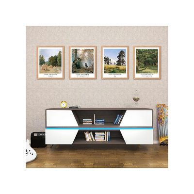 Wall Unframed Prints  Paper Set Of 4, 11X14 Inch Classical Landscape Work