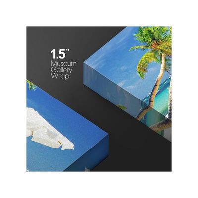 Wall26 - Tropical Vacation At The Beach - Canvas Art Wall Art - 32" X 48"