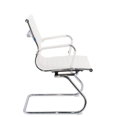 Mid Back Executive Office Chair 360° Swivel Adjustable Height for Home or Workplace