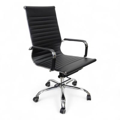Arctic Height Adjustable Office Chair with 360° Swivel Rocking for Home Office or Desk (Black)