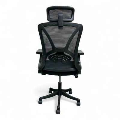 Sitera Prime 360° Swivel Office Chair with Lumbar Support, Reclining High Back (Black)