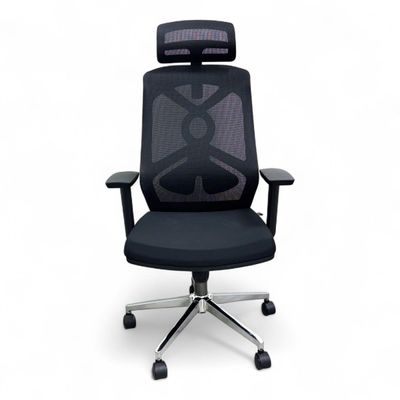 CoreFlex Pro Ergonomic Mesh Office Chair with Lumbar Support, 360° Swivel, Reclining High Back (Black)