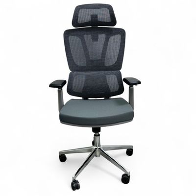 Brocelle Egro Working Office Chair with 360° Swivel & Recline Mesh Chair (Grey)