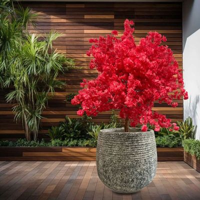 Cherry Blossom-150×120×120CM-Red Artificial Tree