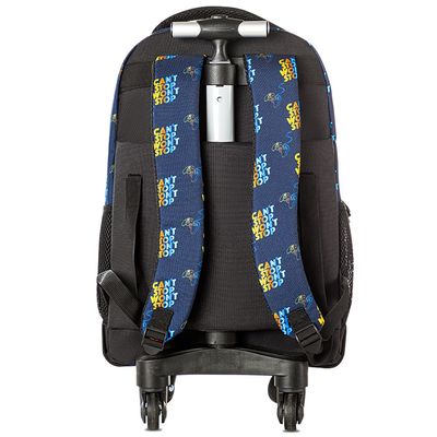 Eazy Kids 18" 4-Wheel Trolley School Set w/ Lunch Bag and Pencil case â€“ Gamer Edition