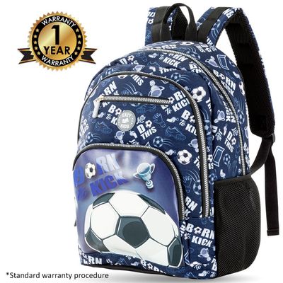 Eazy Kids 18" Set of 3 Backpack w/ Lunch Bag and Pencil Case - Football