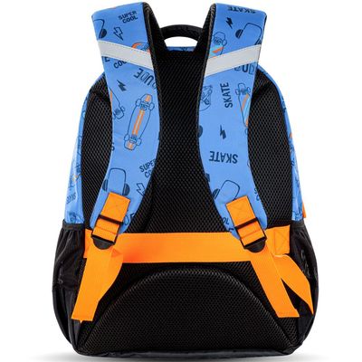 Eazy Kids 17" Set of 3 Backpack w/ Lunch Bag and Pencil Case - Skate Board