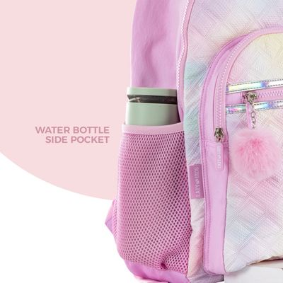 Eazy Kids 17" Set of 3 Backpack w/ Lunch Bag and Pencil Case - Sugar Pop Pink