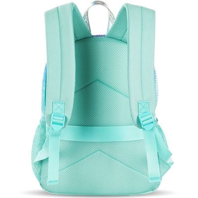 Eazy Kids 17" Set of 3 Backpack w/ Lunch Bag and Pencil Case - Girl Glitter Green