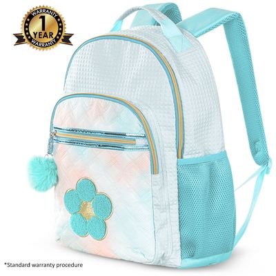 Eazy Kids 18" Set of 3 Backpack w/ Lunch Bag and Pencil Case - Flora Green