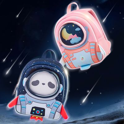 Nohoo 3D Astronaut Kids School Bag/Activity Bag 10" - Pink