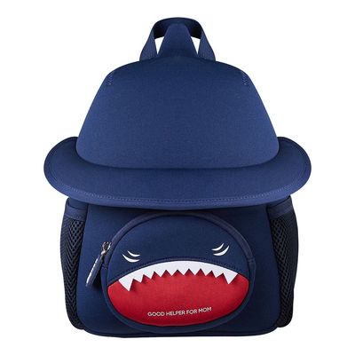 Nohoo 3D Cute Shark Kids School Bag/Activity Bag 10" - Dark Blue