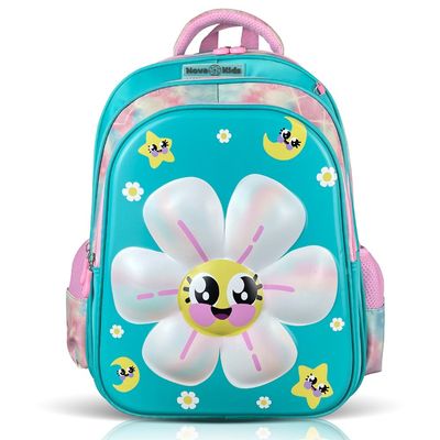 Nova Kids 3D School Bag - Daisy Green, 16.5"