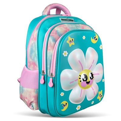 Nova Kids 3D School Bag - Daisy Green, 16.5"
