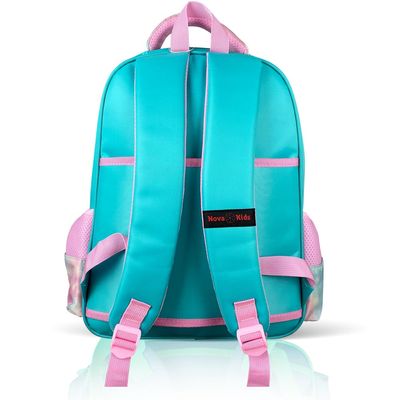 Nova Kids 3D School Bag - Daisy Green, 16.5"