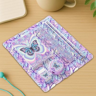 Eazy Kids Stationary Set - Butterfly Purple
