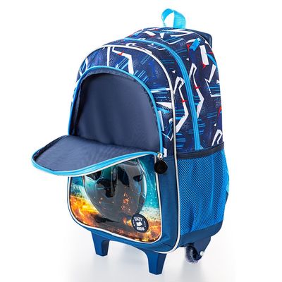 Eazy Kids Set of 5 Trolley 16" School Bag Combo - Football