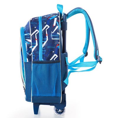 Eazy Kids Set of 5 Trolley 16" School Bag Combo - Football