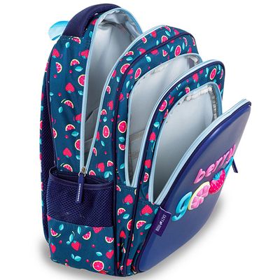 Eazy Kids School Bag w/ Pencil Case 16" - Berry Good Blue