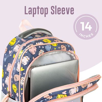 Eazy Kids School Bag w/ Pencil Case 16" - Purrfect Grey