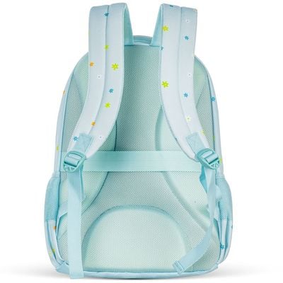 Eazy Kids 17" School Bag Set of 3 w/ Lunch Bag and Pencil Pouch - Little Daisy Green