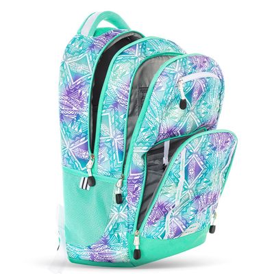 Eazy Kids 18" School Bag - Geometrical Green