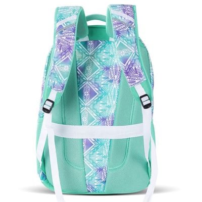 Eazy Kids 18" School Bag - Geometrical Green