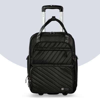 HYDROBREW Trolley 17" Travel Bag - Black | 2-in-1 Handbag & Cabin Trolley