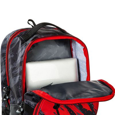Eazy Kids 20" School Bag w/ Laptop Compartment - Fast & Fearless Black