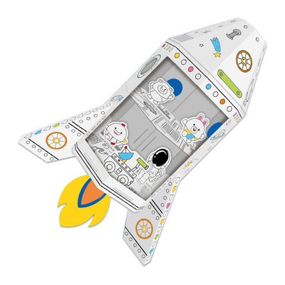 Eazy Kids DIY Creative Spacecraft â€“ With 3 Color Pens | Ages 3+